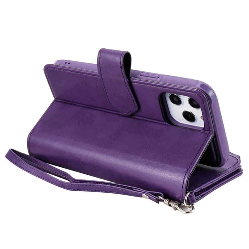 For iPhone 12 11 Pro Max SE 8 7 6s Magnetic Detachable Wallet Leather Case Cover - Picture 45 of 55