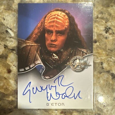 Star Trek Generations Cinema Gwynyth Walsh as B'Etor Autograph Card A9