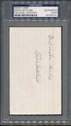Eddie Gottlieb Index Card PSA/DNA Certified Authentic Auto Autograph *4241