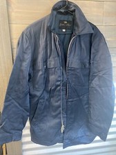 Vintage Golden Fleece Jacket Industrial Titan Cloth Outerwear USA Blue 42 TALL