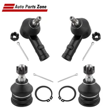 4Pcs Front Lower Ball Joints Tie Rod End Links Fits Hyundai Elantra Kia Spectra