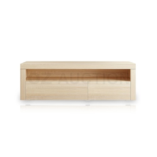 Modern TV Stand Entertainment Side Unit 2 Doors Wooden Storage Cabinet Furniture - Picture 59 of 84