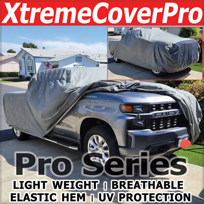 2023 CHEVY SILVERADO 2500HD 3500HD CREW CAB 8FT BOX Breathable Truck Cover -Grey