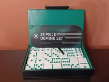 Marlboro Menthol Promo 28 Piece Domino Set with Case Philip Morris NEW 