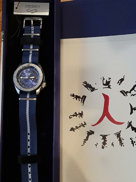 Seiko 5 Sports Blue Men's Watch - SRPF69K1 for sale online | eBay