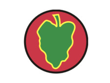 4" 24th infantry division army bumper sticker decal usa made