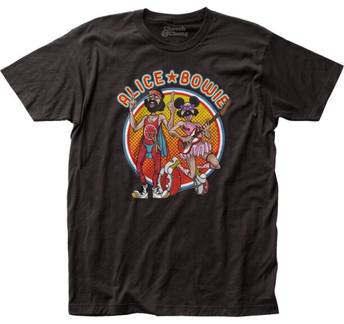 Cheech And Chong Alice And Bowie Up In Smoke Fitted Men's Jersey Tee CHCH21 - 第 1/3 張圖片
