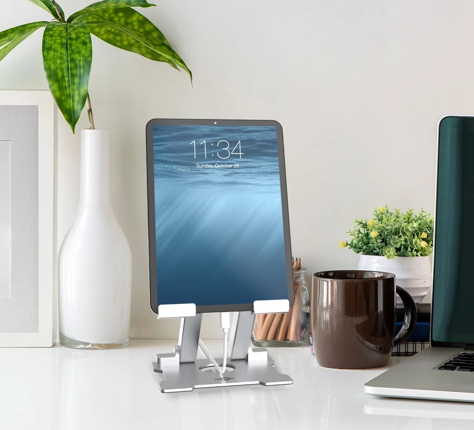 6-15 in Adjustable Aluminum Tablet Stand Holder for iPad air/mini/Pro Surface - Image 4 of 4