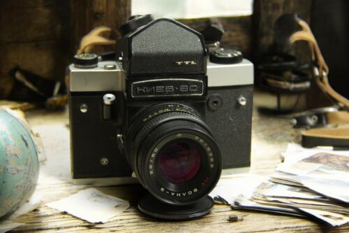 KIEV-60 TTL MEDIUM Format camera 6x6 Soviet camera + lens VOLNA-3 - Picture 17 of 18