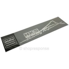 Hks 51003-ak116 Fujiyama Logo Decal Sticker Brushed Silver Die-cut Made In Japan Hks 51003-ak116 Fujiyama Logo Decal Sticker Brushed Silver Die-cut Made In Japan