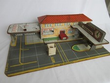 Vintage KEYSTONE BUS TERMINAL wood playset RARE