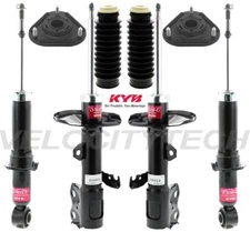 KYB Struts Shocks Front & Rear Mounts Boots for 2005 05 - 12 2013 Toyota Corolla