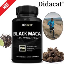 Ashwagandha Maca Capsules - Improve energy and endurance, balance emotions