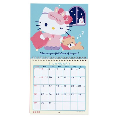 🍎Hello Kitty Wall Calendar M 2023 Sanrio Original Japan Official Kawaii  New | eBay