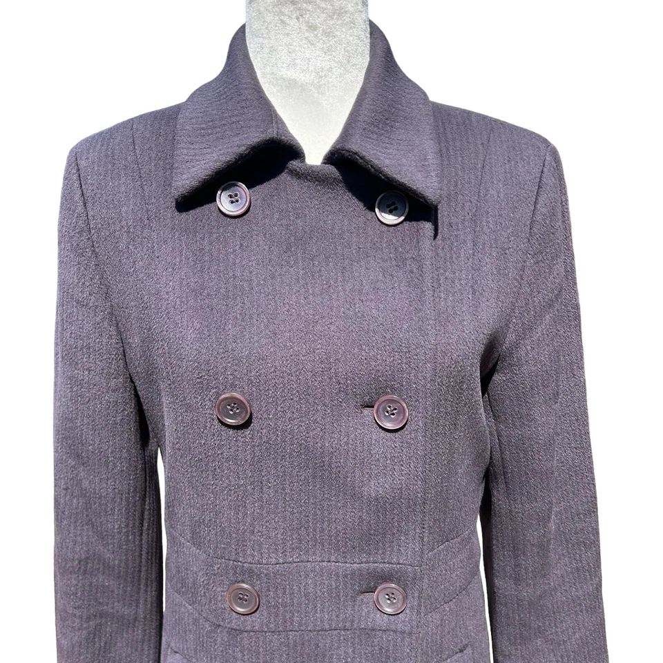 Abrigo Jil Sander Pea 36/4 Lana Cachemira Cashgora Angora Preppy Luxury Heritage Foto 4 de 4