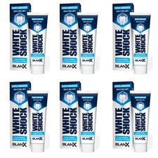 6pz Dentifricio Blanx White Shock sbiancante con luce naturale con ActiluX 75ml