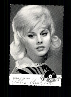 Ulla Nielsen Autogrammkarte Original Signiert ## BC 204257