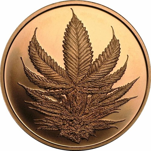 Cannabis Thema 1 Unze .999 reines Kupfer Stempelglanz Medaille(n) ~ verschiedene Designs - Bild 8 von 13