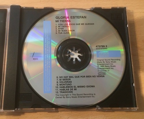 Gloria Estefan "Mi Tierra" CD *12 Tracks* Epic 473799 2 (1993) EX Condition - Bild 3 von 3
