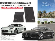 2016-2023 Jaguar F-type Left Hand Drive Floor Mats Rubber T2r16569pvj 2016-2023 Jaguar F-type Left Hand Drive Floor Mats Rubber T2r16569pvj