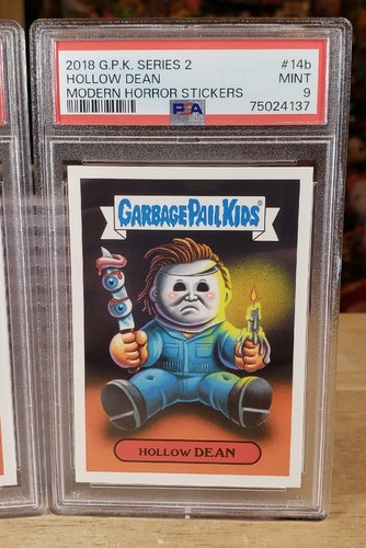 Mülleimer Kinder HOHL DEAN STUMM MICHAEL Myers PSA 9 80er Horror Halloween Menge - Bild 3 von 5