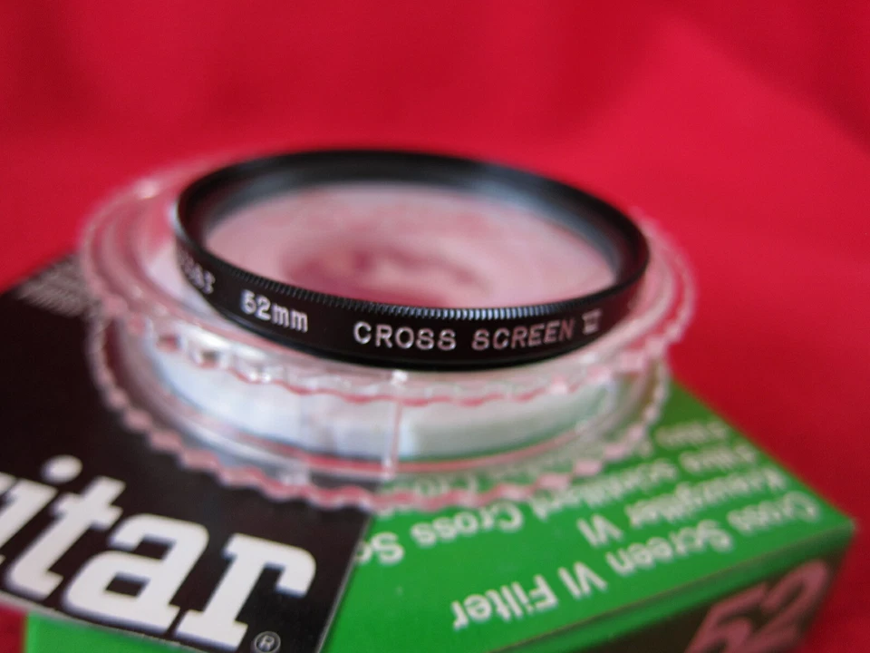 VIVITAR 52MM CROSS SCREEN (CS VI) Filter In Case -- Brand New made in Japan - Image 3 of 4
