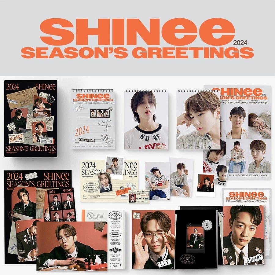 SHINEE 2024 SEASON'S GREETINGS /Calendar+Diary+Poster+Photo+Card+