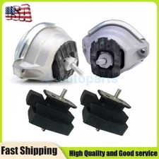 Set of 4pcs Engine Motor and Transmission Mounts Kit For BMW 525i 528i 530i 535i