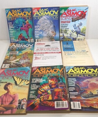 Isaac Asimov's SCIENCE FICTION Magazine 1990-1991 ~Choose Your Own Issue