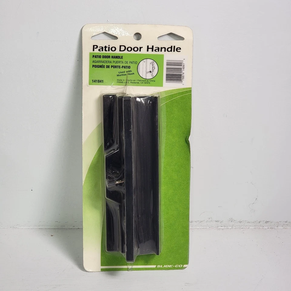 Slide-Co Patio Puerta Corredera Gancho Pestillo Madera Grano Manija Set Montaje Superficial ¡Nuevo! Foto 2 de 4