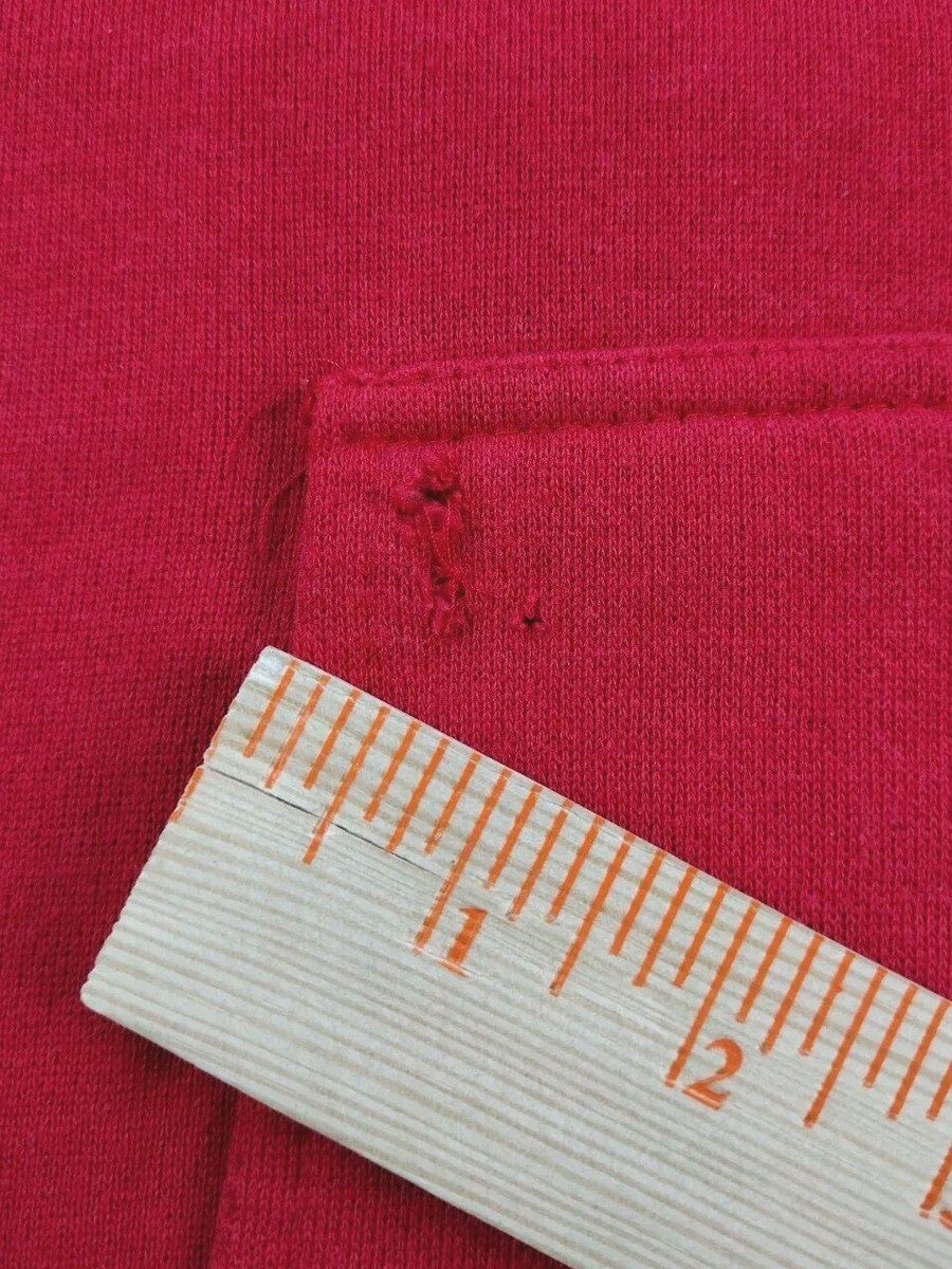 Vintage 1980's Marlboro Logo Red Drawstring Tultex Hoodie