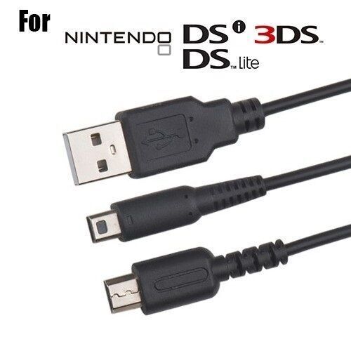 3 X chargeur USB 2 en 1 pour Nintendo DS Lite, DSi, 3DS, DSi XL