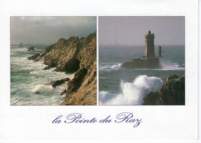 POSTCARD LA POINTE DU RAZ (29) STORM