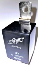 Baumaschinen,12 Volt, Blinkrelais mit Anhängersteuerung (#2) 2 + 1 /6x21 W