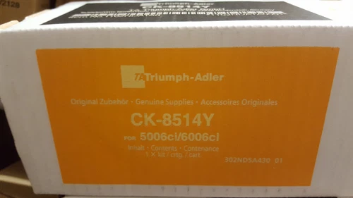 Original Triumph Adler UTAX Toner CK-8514y gelb 1T02NDATA0 5006ci 6006CI neu C