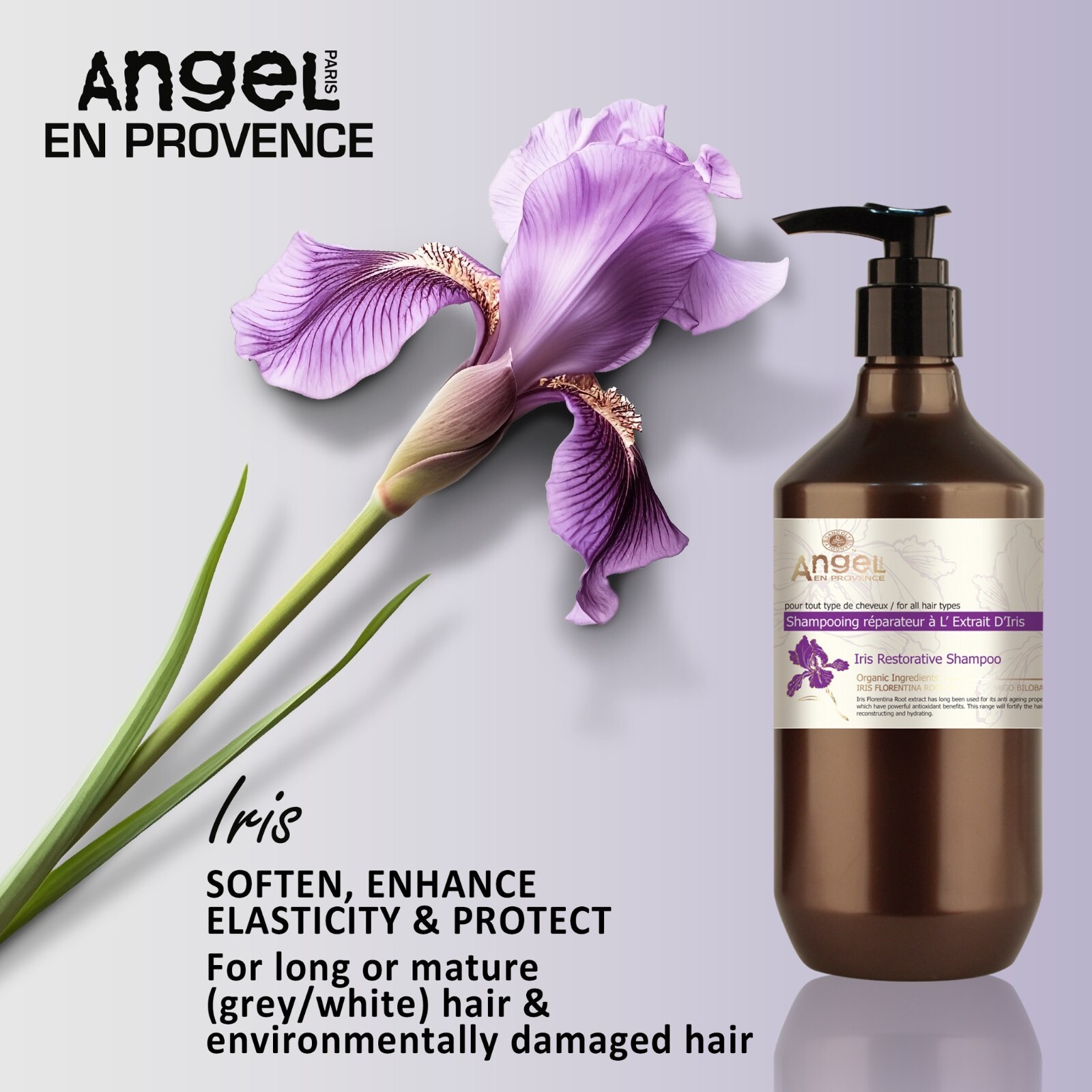 Angel en Provence Iris restorative shampoo 400ml