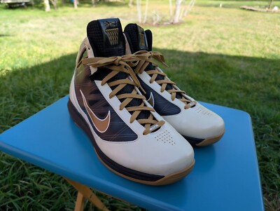 Vintage Nike Air Max Hyperize March Madness Limited Ed US 14  black gold 2010