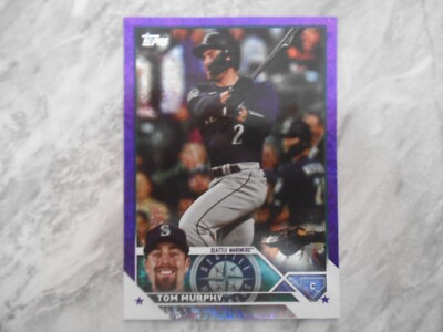 2023 Topps Update #US289 Tom Murphy Purple Sparkle 060/799 Seattle Mariners