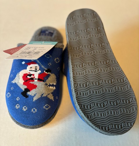REEF Sharky Santa men's Tipsy Elves sandals, blue, SIZE 7, New w/tags - Picture 3 of 3