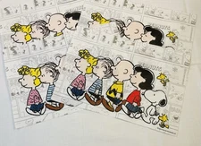 2021 Peanuts Worldwide LLC Plastic Woven Placemats Lot Of 4