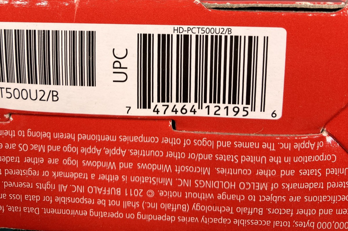 Buffalo MiniStation Stealth 500GB Portable USB 2.0 Hard Drive HD-PCT500U2/B