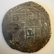 Charles I Silver Shilling Hammered Coin 5.77g – Heavily Worn (A74)