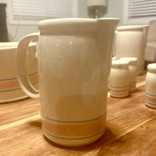 McCoy # 1429 Pink/Blue Stripe Pitcher