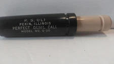 Vintage P. S. Olt Perfect Quail Call Model Q 30 Brid Hunting Pekin Illinois 