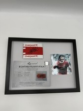 Captain's Armband Kevin Keegan Signed Framed FC Liverpool Autograph COA Soccer