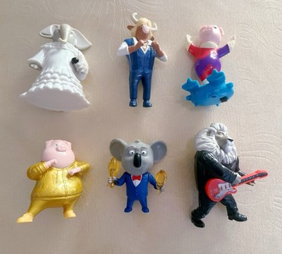 McDonalds 2021 Happy Meal Toys Sing 2 Bundle Set of 6