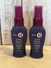 2 It s A 10 Miracle Leave-In Product 2oz Each Travel Spray NEW