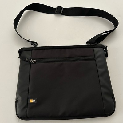 Case Logic Intrata Black small Laptop iPad tablet shoulder bag travel case