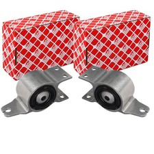 2X FEBI QUERLENKERLAGER BUCHSEN MIT HALTER HINTEN VORNE passend für MERCEDES A-K