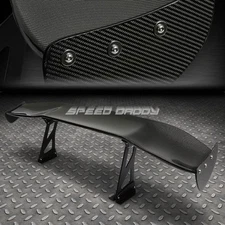 NRG CARBON FIBER GT STYLE 69" JDM RACING REAR/BACK TRUNK SPOILER/WING+BRACKETS